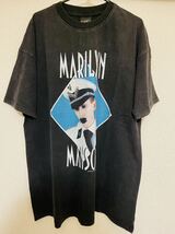 マリリンマンソン　トラヴィススコット着用　Tシャツ GIANT製 XL 新品未使用　marilyn manson_画像1