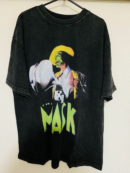 マスク　mask Tシャツ XL 新品未使用　ジムキャリー　映画　ムービーTシャツ