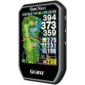 Shot Navi(ショットナビ) Granz BK ゴルフGPS タッチパネル どでか文字 超軽量54g 日本製 最新鋭GPSチの画像1