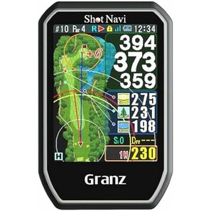 Shot Navi(ショットナビ) Granz BK ゴルフGPS タッチパネル どでか文字 超軽量54g 日本製 最新鋭GPSチの画像2