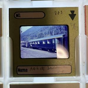 【昔の鉄道写真 ネガ ポジ】A4u■BLS鉄道■スイス■1963年■星晃 氏 所蔵■P-883の画像1