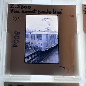 【昔の鉄道写真 ネガ ポジ】フランス国鉄■SNCF■Z5300■星晃 氏 所蔵■P-1050