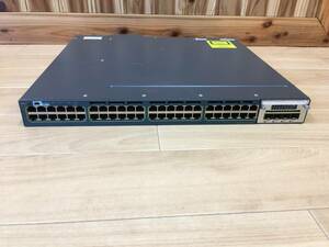 A20995)Cisco Catalyst 3560-X シリーズ (WS-C3560X-48PF-S V02) スイッチ 現状品＊C3KX-NM-1G搭載