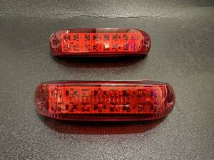  Osaka siren LED. light light LF-101 unused new goods 2 piece set red light police fire fighting 