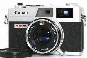 美品 Canon Canonet QL17 G-Ⅲ G3 40mm f1.7 レンジファインダー コンパクトフィルムカメラ E35389