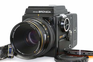 美品 ZENZA BRONICA ゼンザブロニカ SQ-A SQ A ウエストレベルファインダー ZENZANON-S 80mm f2.8 120フィルムバック