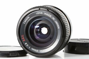 美品 Canon FD 24mm f2.8 S.S.C. SSC 広角 単焦点 マニュアル オールドレンズ