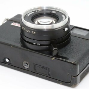 良品 希少なブラックペイント Canon Canonet QL17 GⅢ GIII G3 ブラック 40mm f1.7 レンジファインダー コンパクトフィルムカメラ 745556の画像7