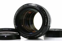 良品 MINOLTA MC ROKKOR-PF 85mm f1.7 ポートレート 単焦点 プライム マニュアル オールドレンズ_画像1