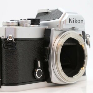 美品 Nikon FM シルバー 一眼レフイルムカメラ ボディ 箱/説明書付き（シリアルナンバー合致）の画像4