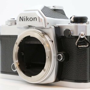 美品 Nikon FM シルバー 一眼レフイルムカメラ ボディ 箱/説明書付き（シリアルナンバー合致）の画像3