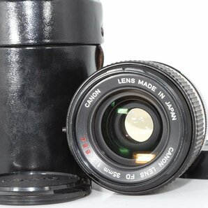 良品 レア Canon FD 35mm f2 S.S.C. SSC (I) I型 前群凹レンズ系 絞り16 ”〇” 広角 単焦点 マニュアル オールドレンズの画像1