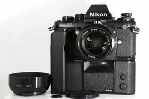 良品 Nikon F3 アイレベル 一眼レフイルムカメラ MD-4 モータードライブ Ai Nikkor 50ｍｍ f1.4 標準 単焦点 マニュアル オールドレンズ