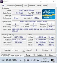 【グリス付】 Core i7　3632QM　2.2GHz(～3.2GHz）　Socket G2　4コア8スレッド_画像3