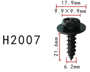 メタル タッピングスクリュー トヨタ系 ネジ径6.2mm 長さ21.6mm PF-H2007