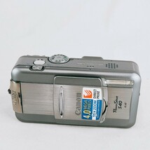 【やや美品】Canon キャノン Powershot パワーショット S40 ZOOM PC1016 デジタルカメラ デジカメ シルバー ヴィンテージ 撮影カメラ_画像3