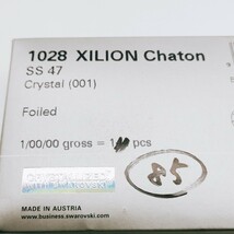 ☆残多め スワロフスキー SWAROVSKI ヴィンテージ 1028 XILION Chaton シリオンチャトン SS47 crystal クリスタル 001 85個 裸石 ルース _画像10