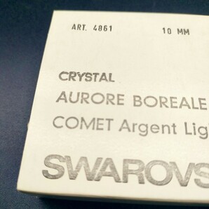 ☆残多 ヴィンテージ SWAROVSKI スワロフスキー 4861 AURORE BOREALE オーロラボレアル COMET Argent Light VZ 10MM 89個の画像7