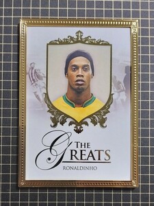 /11 Ronaldinho The Greats Futera Unique Nostalgia ロナウジーニョ　金枠カード 