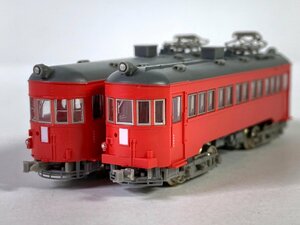 5-113＊Nゲージ モデモ NT119 名鉄モ510/520形 スカーレット色 2両セット MODEMO 鉄道模型(aac)
