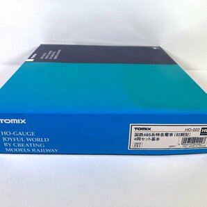 6-123＊HOゲージ TOMIX HO-022 国鉄485系特急電車 (初期型) 4両セット基本 トミックス 鉄道模型(aac)の画像8