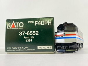 7-68＊HOゲージ KATO EMD F40PH 37-6552 Amtrak #391 外国車両 カトー 鉄道模型(asc)