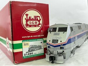 9-127#G gauge LGB 21490 #824 Amtrak diesel locomotive foreign vehicle railroad model including in a package un- possible (asc)