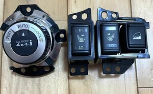  Nissan X-trail T32 NT32 HNT32 4WD seat heater switch set SW LED strike . change goods 