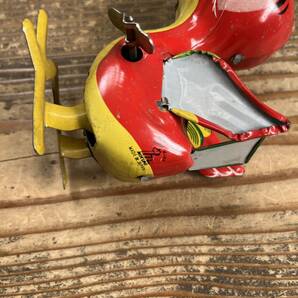 ブリキ おもちゃ 動物 ボート ウサギ 蝶々 カエル 犬 アルプス サル 鳥 HAPPY BOAT ポンポン船 MERRY STEAMER 昭和 の画像9