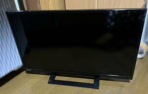 【動作確認済み】　TOSHIBA REGZA 液晶テレビ 24V型 中古　東芝　24s24 リモコン・B-CASカード付き