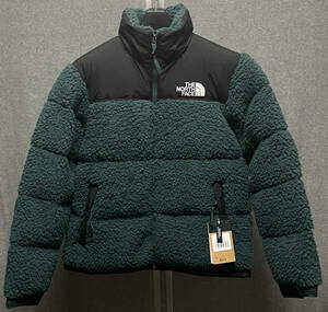 新品 USAモデル THE NORTHFACE　HP NUPTSE JKT ノースフェイス ハイパイルヌプシダウンジャケット　US-S　グリーン 600FILL