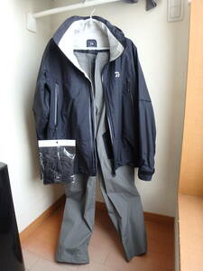  не использовался Daiwa дождь Max съемный непромокаемый костюм размер M бесплатная доставка 