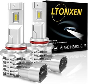 LTONXEN HB3 LED ハイビーム 車用ヘッドライト 車検対応 一体型 9005 HB3 LEDバルブ CREE LEDチ