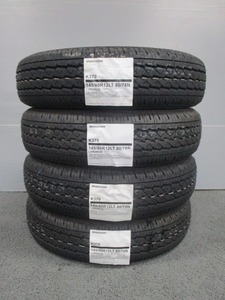 新品4本 送料込み￥14,300～■ブリヂストンK370■145/80R12LT 80/78N■軽バン軽トラエブリーキャリーハイゼットサンバーNバンバモスホビオ