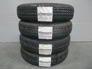 新品4本■送料込み￥14,300～■145/80R12LT 80/78N■ブリヂストンK370■軽バン軽トラエブリーキャリーハイゼットサンバーNバンバモスホビオ