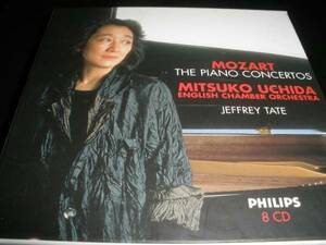 内田光子 モーツァルト ピアノ 協奏曲 全集 テイト イギリス室内管弦楽団 8 フィリップス Mozart Piano Concerto Mitsuko Uchida Complete