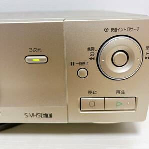 【整備品】 Panasonic パナソニック ビデオデッキ SVHS NV-SV1 リモコン付 ケーブル付 T04410000の画像10