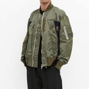 SACAI 22SS Nylon Twill Mix Blouson