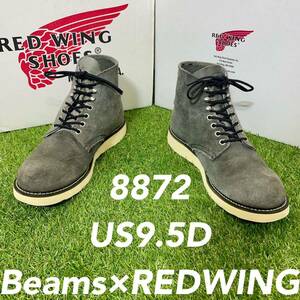 【安心品質0326】コラボ8872箱付レッドウイングREDWING送料込ビームスブーツ 