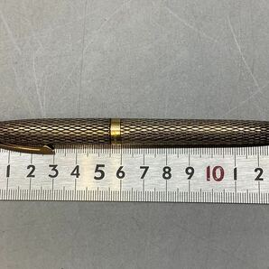 18 SHEAFFER シェーファー万年筆 U.S.A ゴールドフィールド 格子柄 筆記用具の画像9