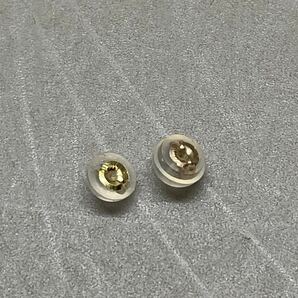 festaria フェスタリア ピアス ダイヤ0.09ct キャッチ K18 K10 アクセサリー の画像9