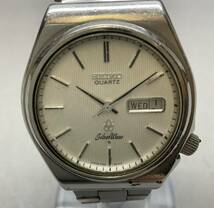 15 セイコー シルバーウェーブ Seiko Silver Wave 7546-8020 スクリューバック式 裏蓋 クォーツ 腕時計_画像3