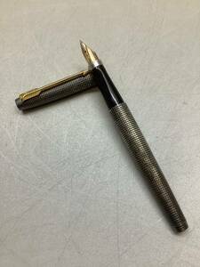 19 PARKER Parker XF fountain pen sterling silver pen .14K