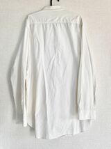 2000s yohji yamamoto pour homme oversized cotton shitrts havy gauge ヨウジヤマモト 長袖シャツ ヘビーコットン ギャルソン イッセイ_画像5