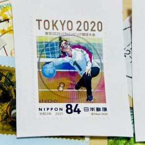 【東京2020オリンピック・パラリンピック】 満月印３種入り④＜紙付き記念切手60g＞2024年入手キロボックスから★発行年度消印/選挙印1枚入の画像8