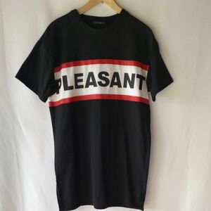 【イング　 半袖プリントTシャツ ブラック　Ｍサイズ】丈長め　割りと綺麗な品