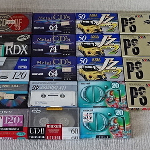 カセットテープ・まとめて・約79本 AXIA/maxell/Sony/DENON/メタルテープ/ハイポジ/ノーマルの画像5