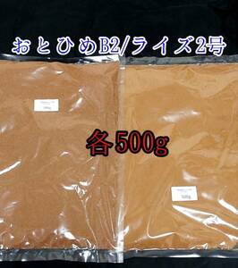 観賞魚餌 おとひめB2 ライズ2号 各500g メダカ 熱帯魚 グッピー 日清丸紅 アクアリウム カラシン 金魚