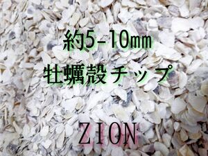 牡蠣殻チップ 1kg 約5-10mm 水質安定 水質改善 アクアリウム 金魚 メダカ 熱帯魚