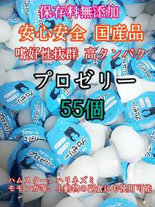 嗜好性抜群 国産 昆虫ゼリー 高タンパク プロゼリー16g 55個 クワガタ カブトムシ 小動物 ハムスター モモンガ ハリネズミ KBファーム